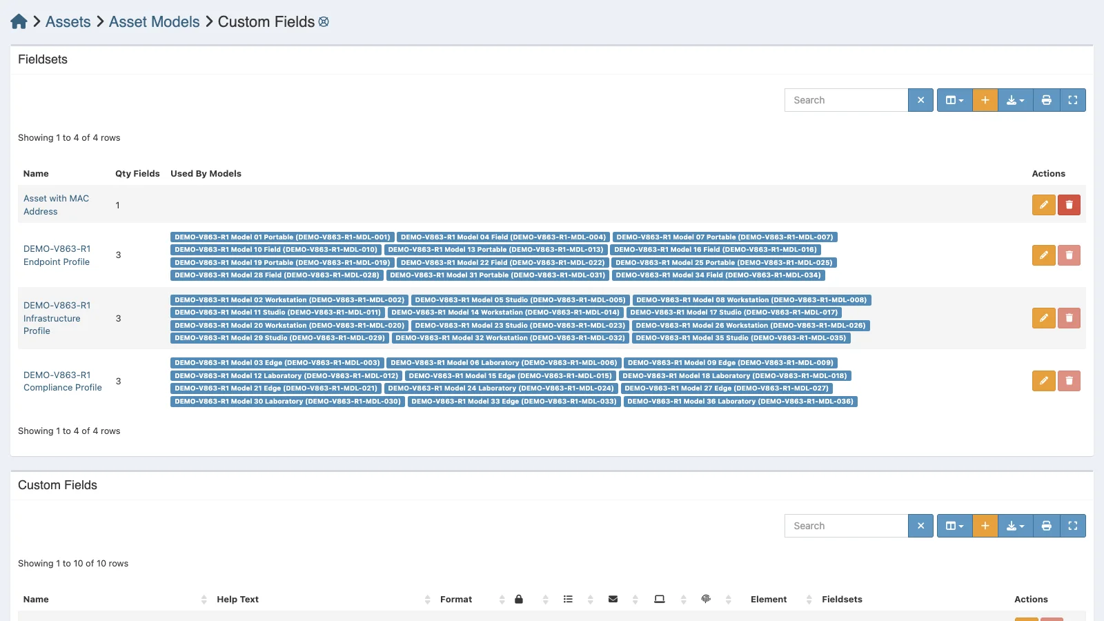 Managed Snipe-IT Custom Fields in light theme