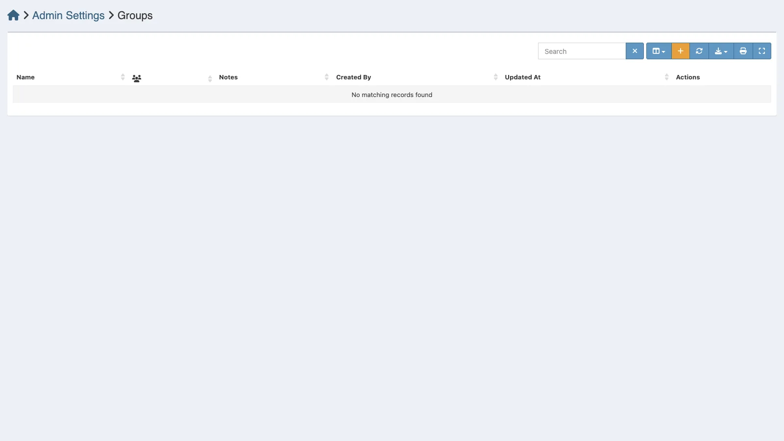 Managed Snipe-IT Groups and Permissions in light theme