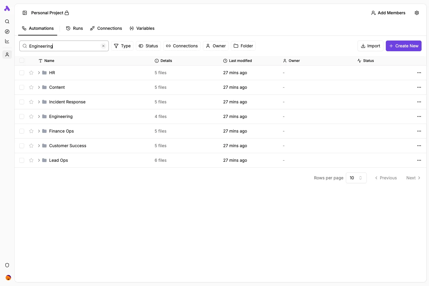 Engineering automation search