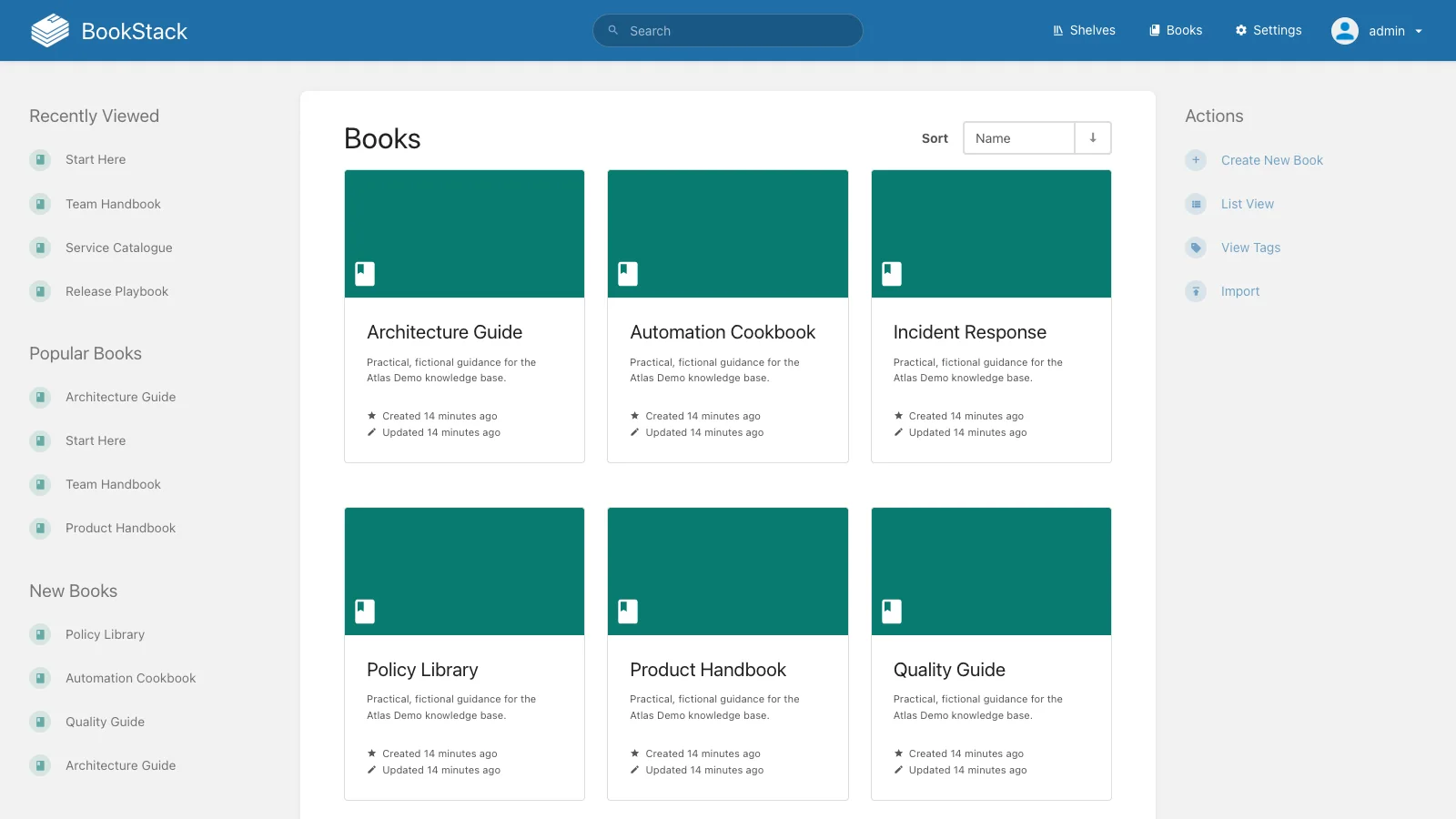 Books Grid (Light)