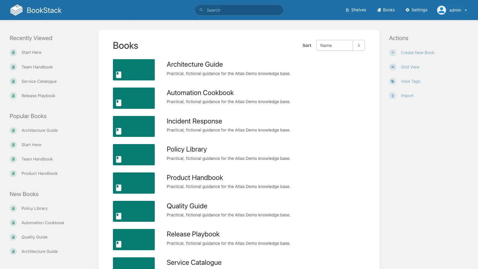 Books List (Light)