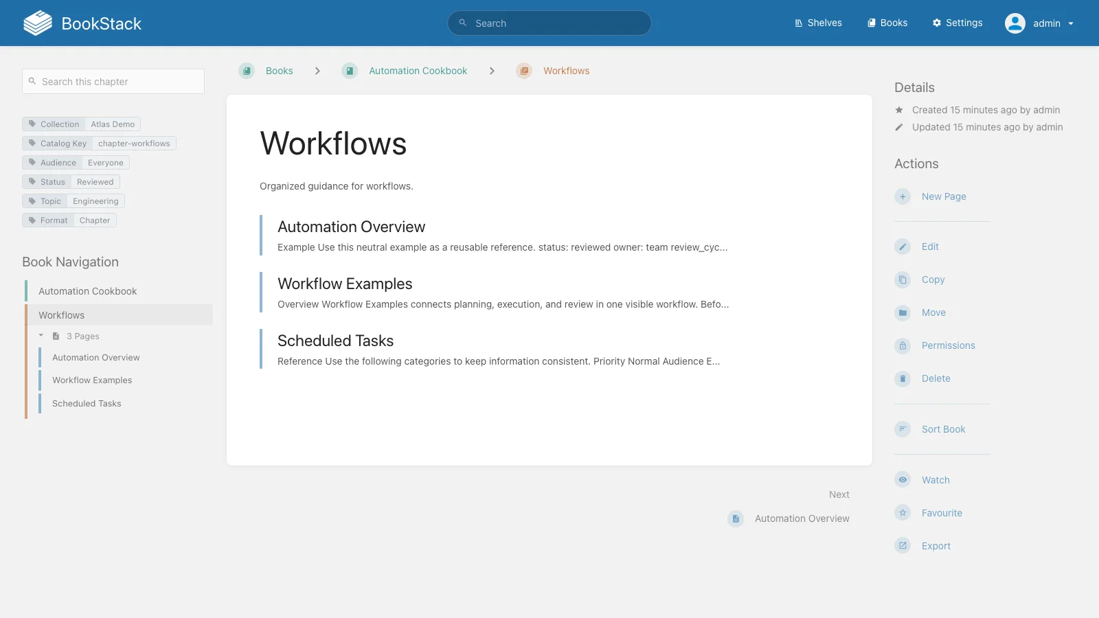 Workflows Chapter (Light)