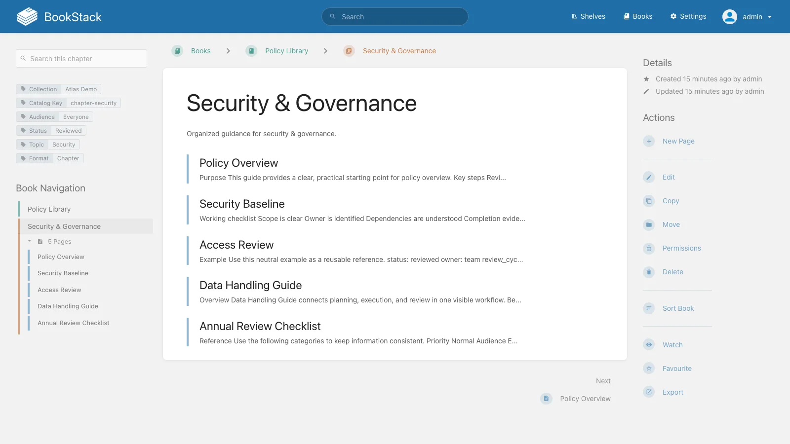 Security and Governance Chapter (Light)