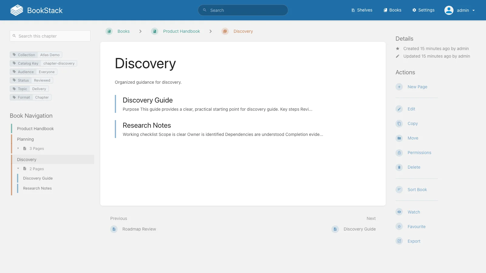Discovery Chapter (Light)