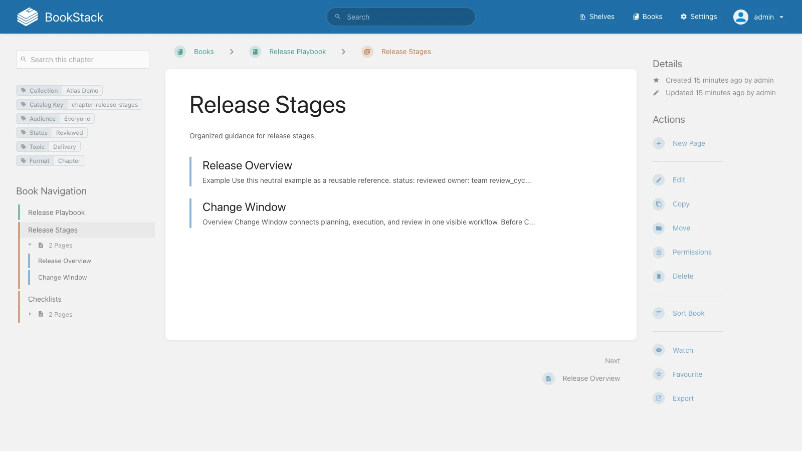 Release Stages Chapter (Light)