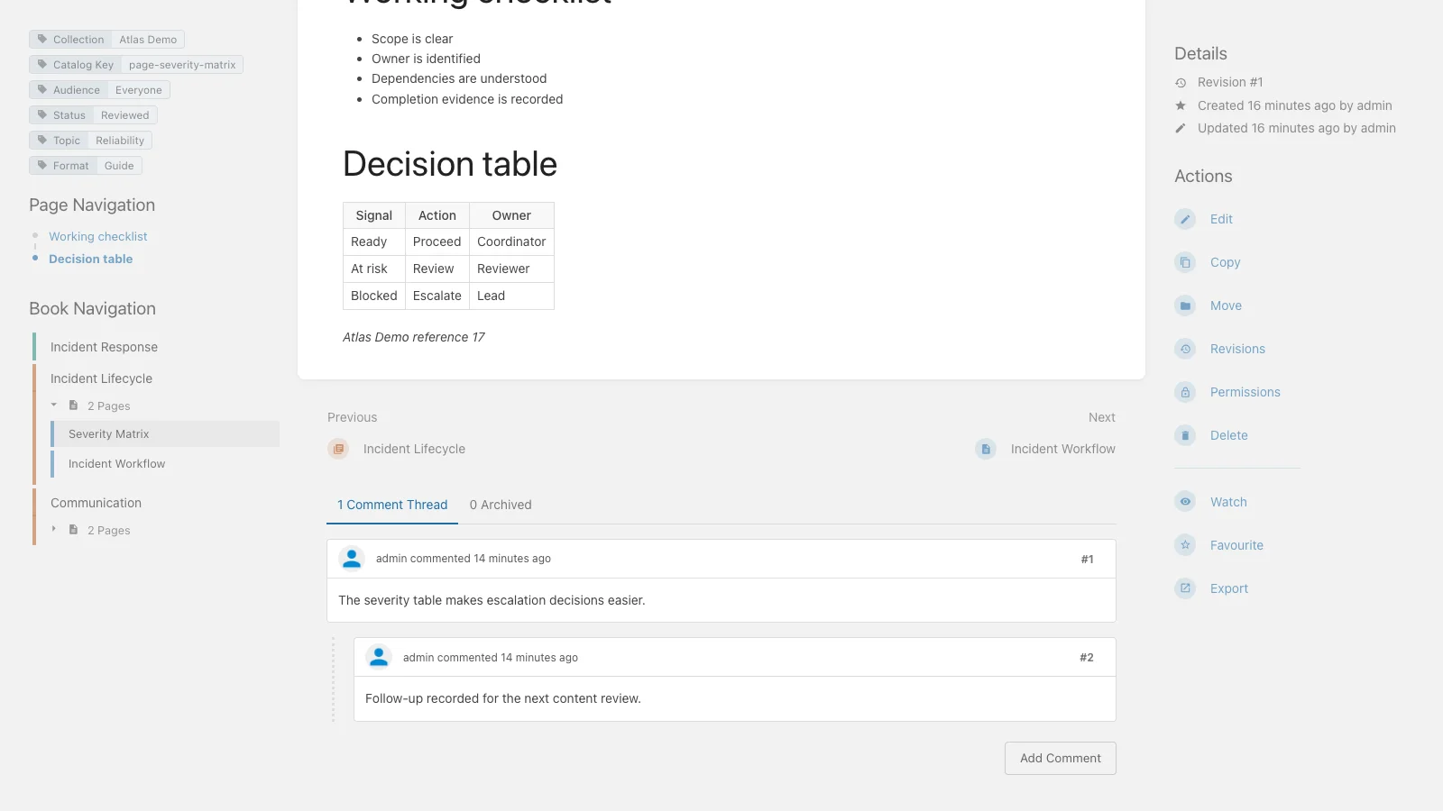 Comments and Replies (Light)