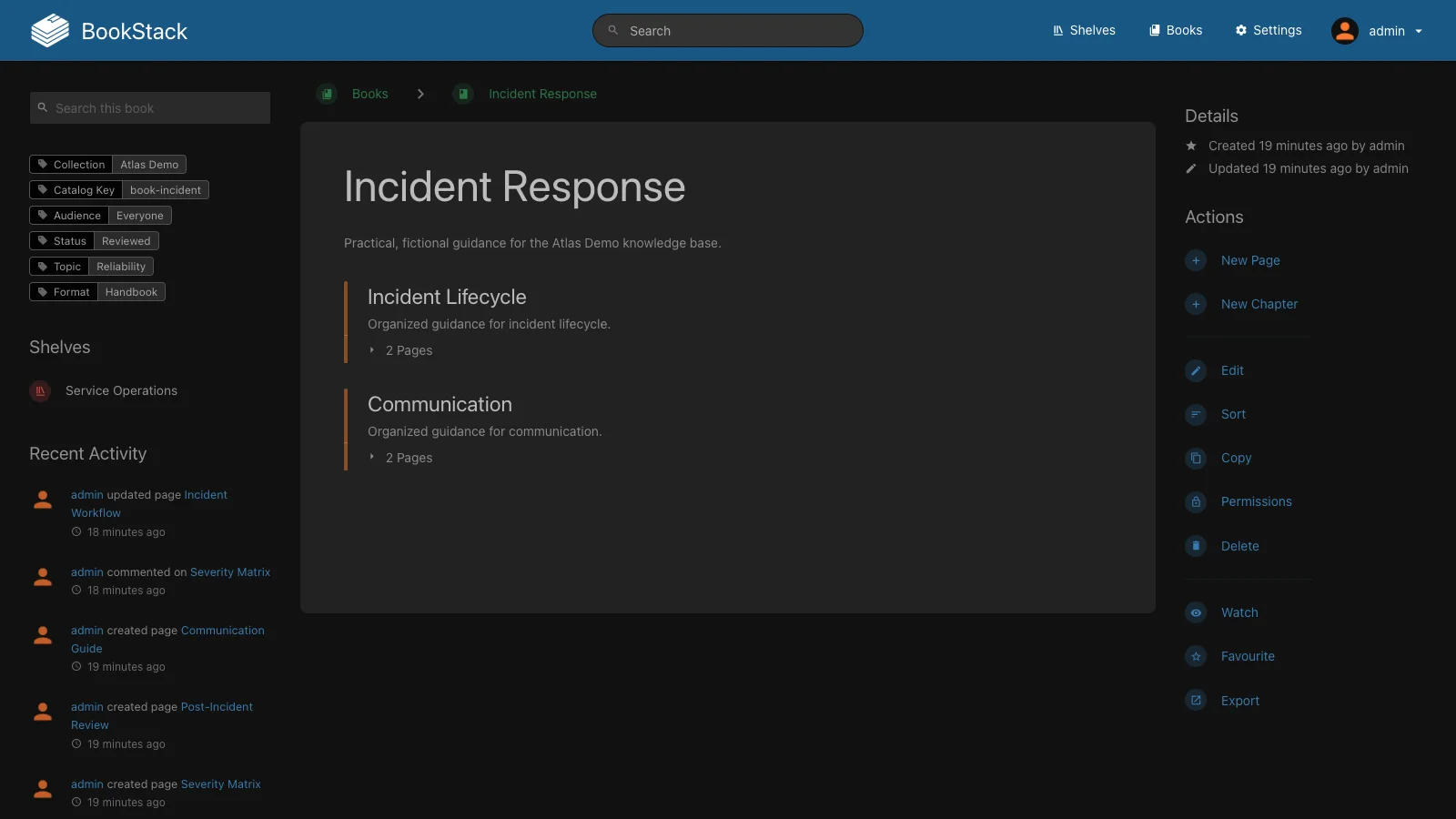 Incident Response Book (Dark)