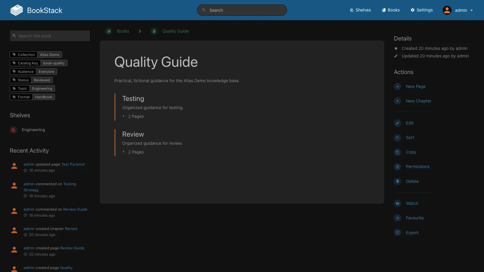 Quality Guide Book (Dark)