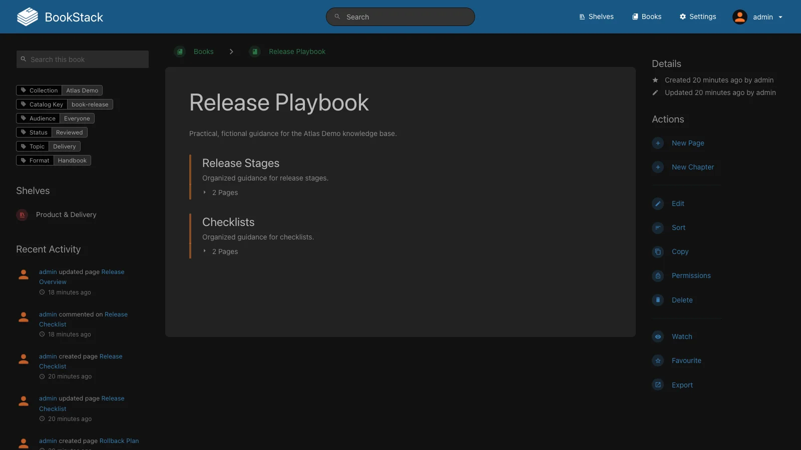 Release Playbook Book (Dark)