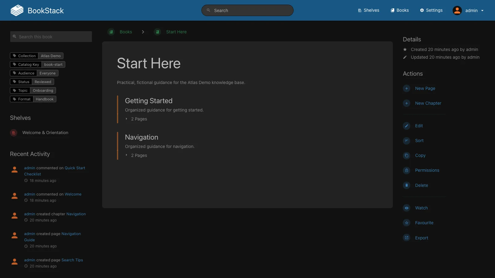Start Here Book (Dark)