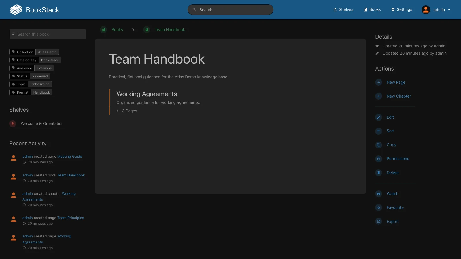 Team Handbook Book (Dark)