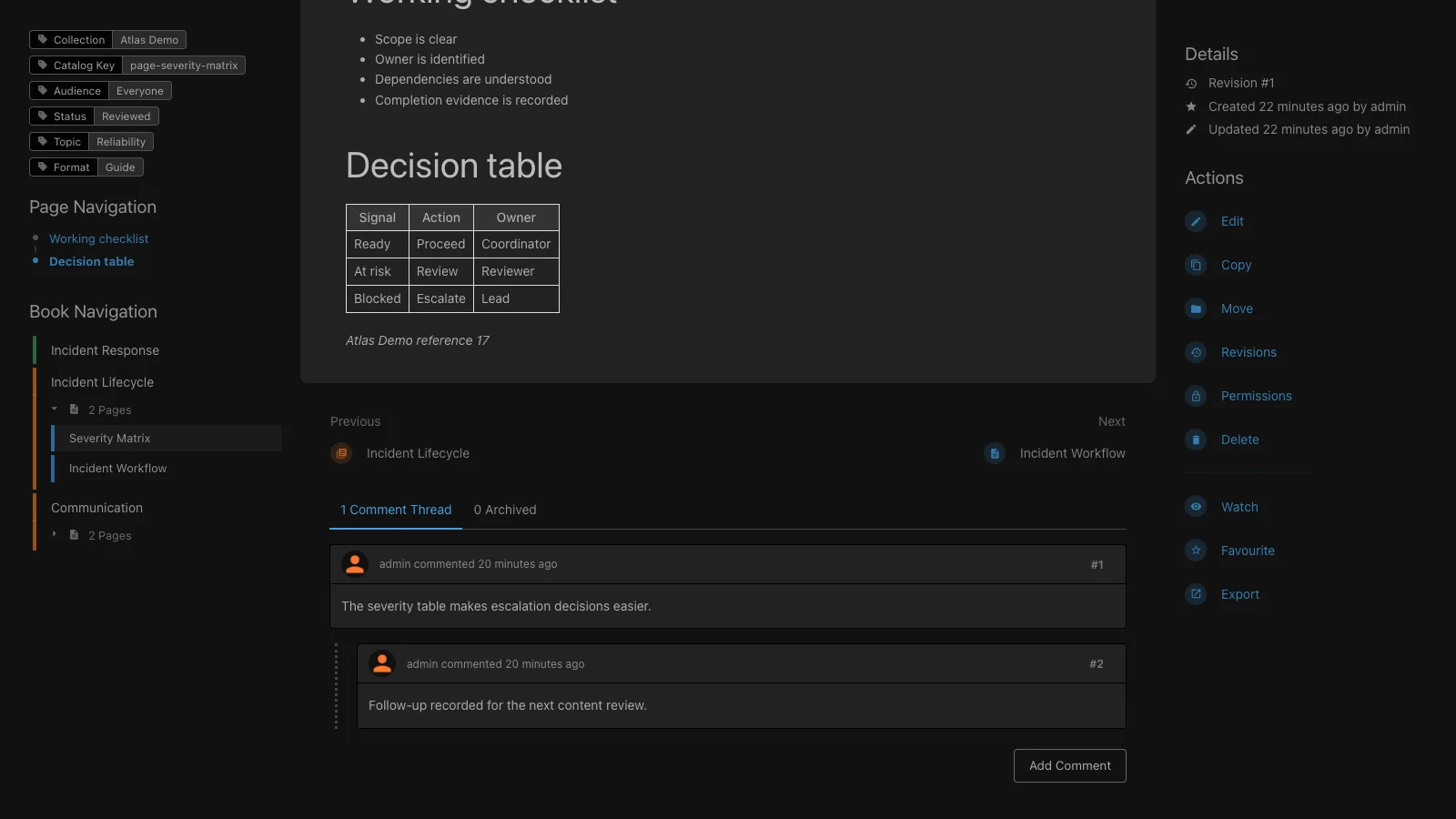 Comments and Replies (Dark)