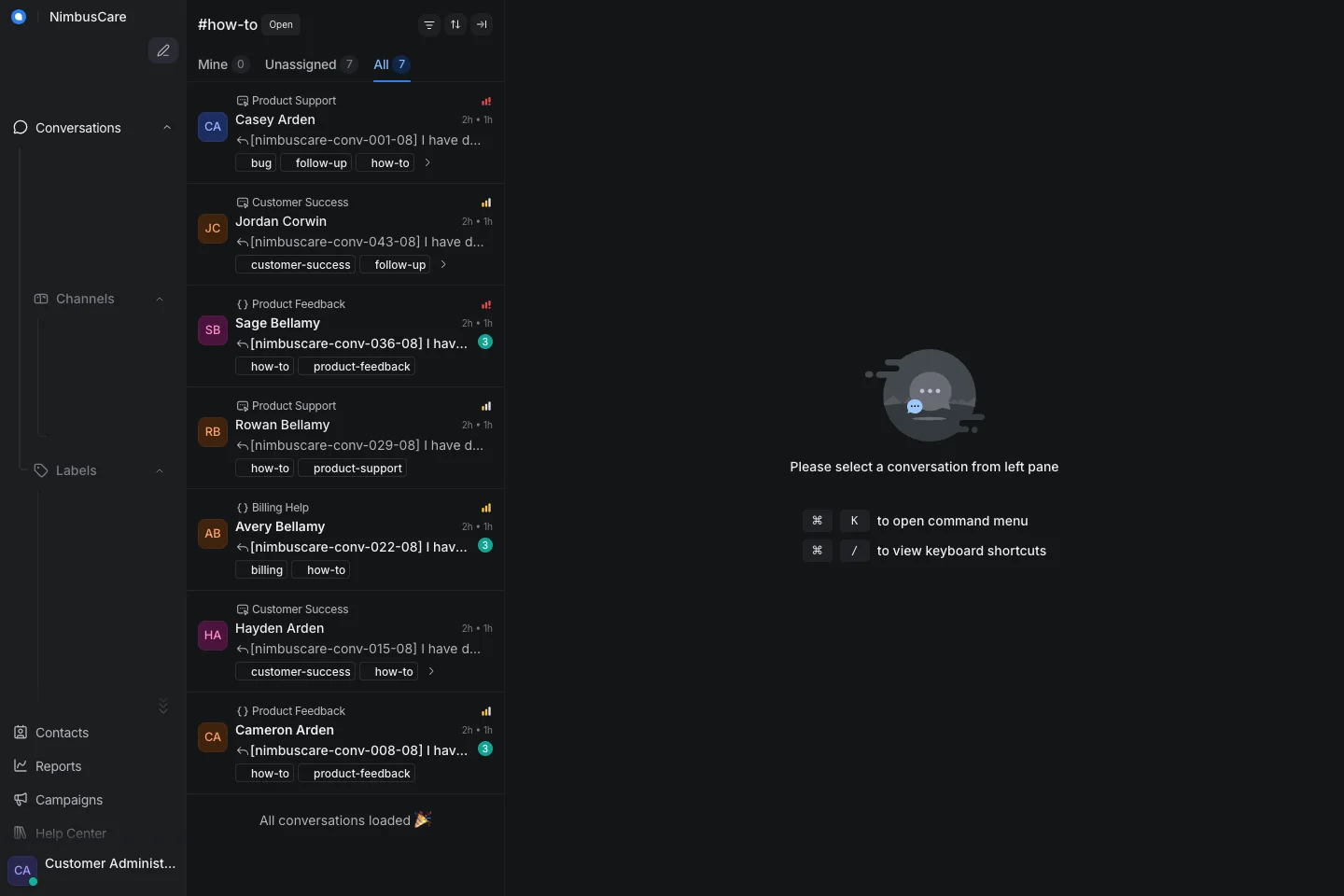 Label How To - Desktop Dark