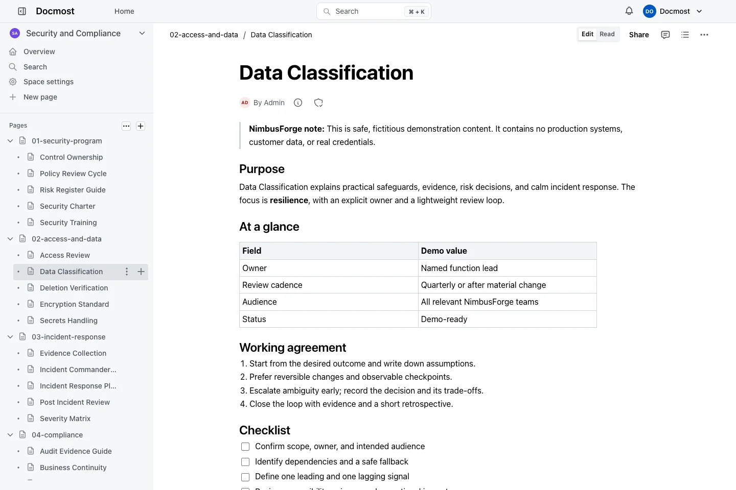 Data Classification