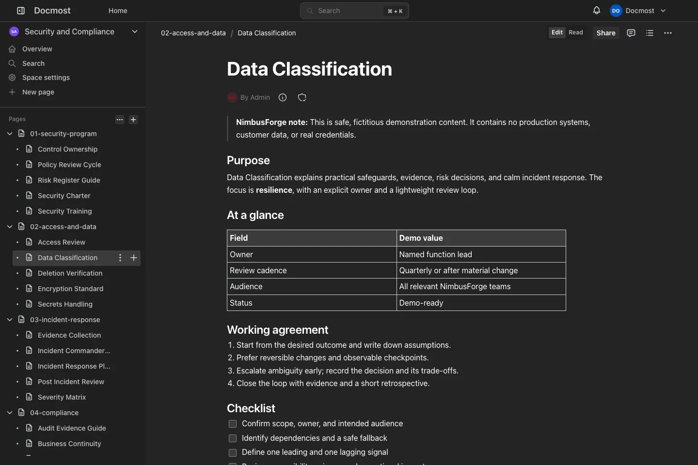 Data Classification