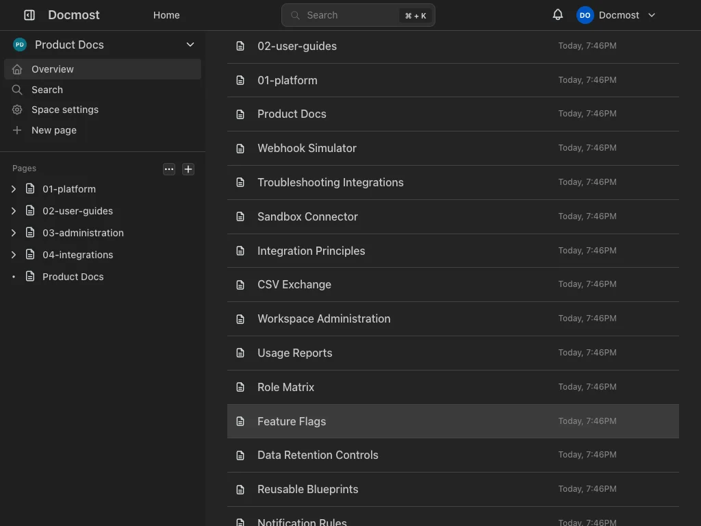 Product Docs