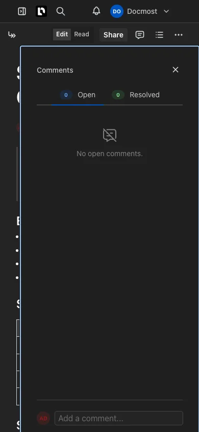 Security Comments