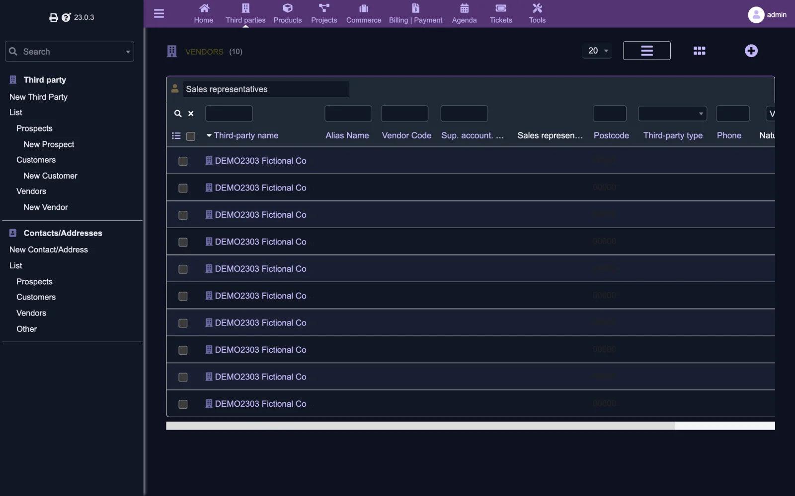 Supplier directory (Retina 2x Dark)