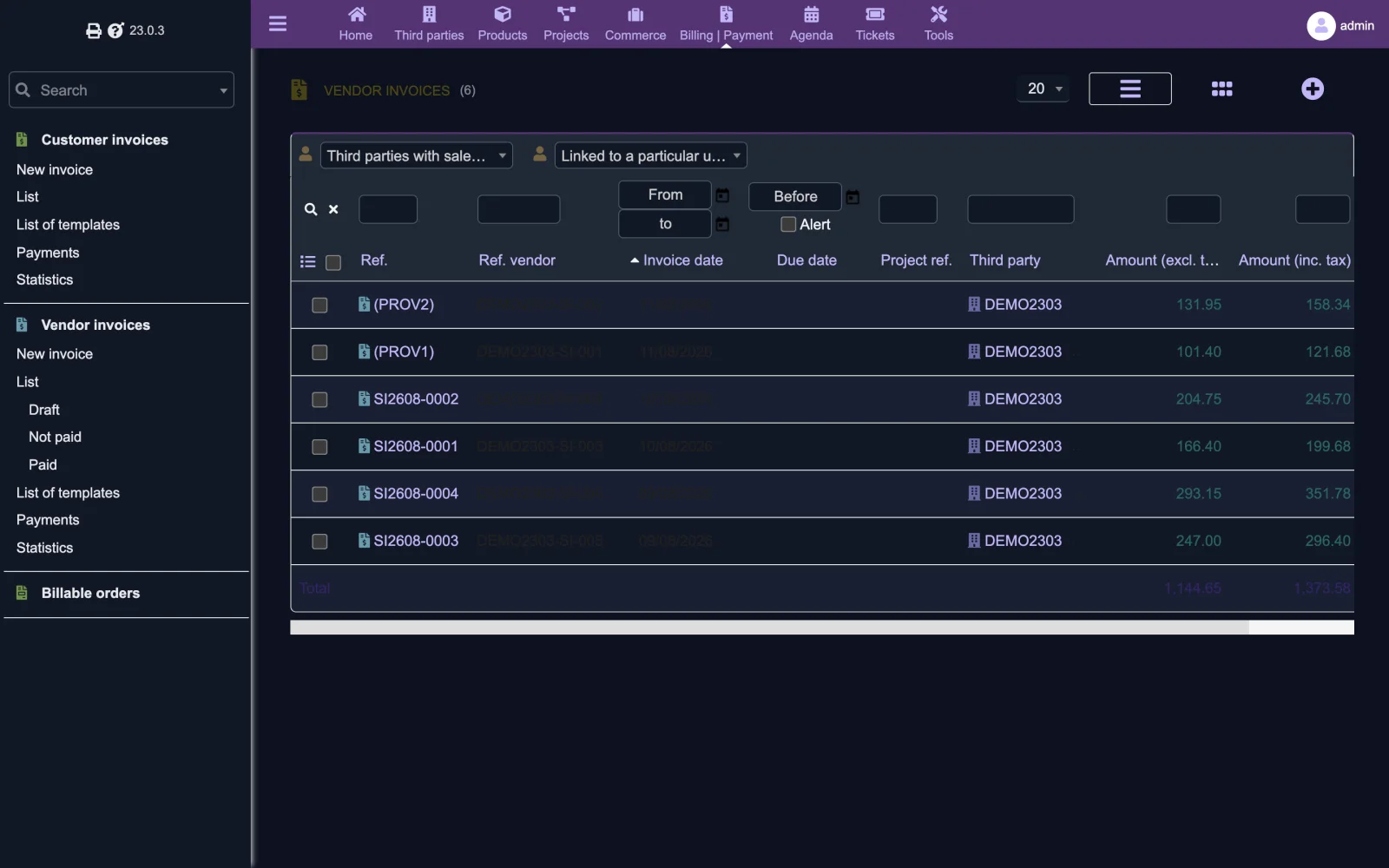 Supplier invoices (Retina 2x Dark)