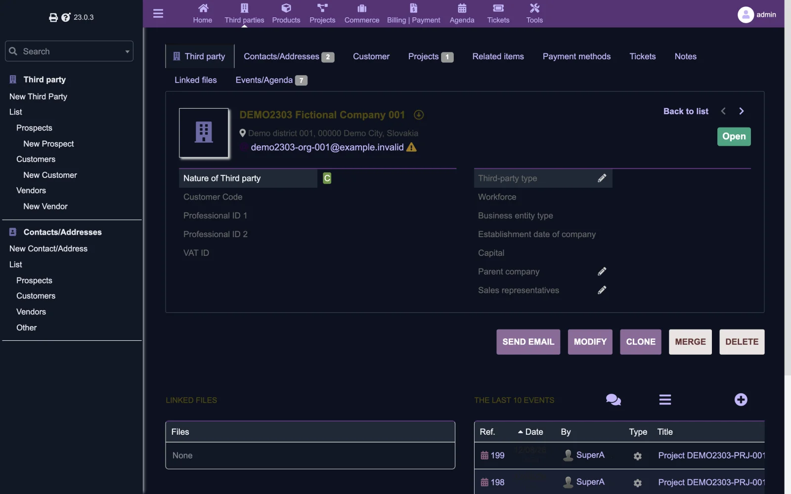 Third party overview card (Retina 2x Dark)
