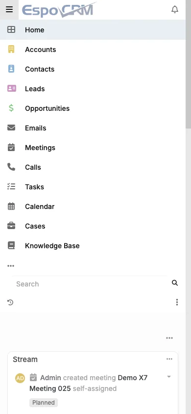 Responsive navigation