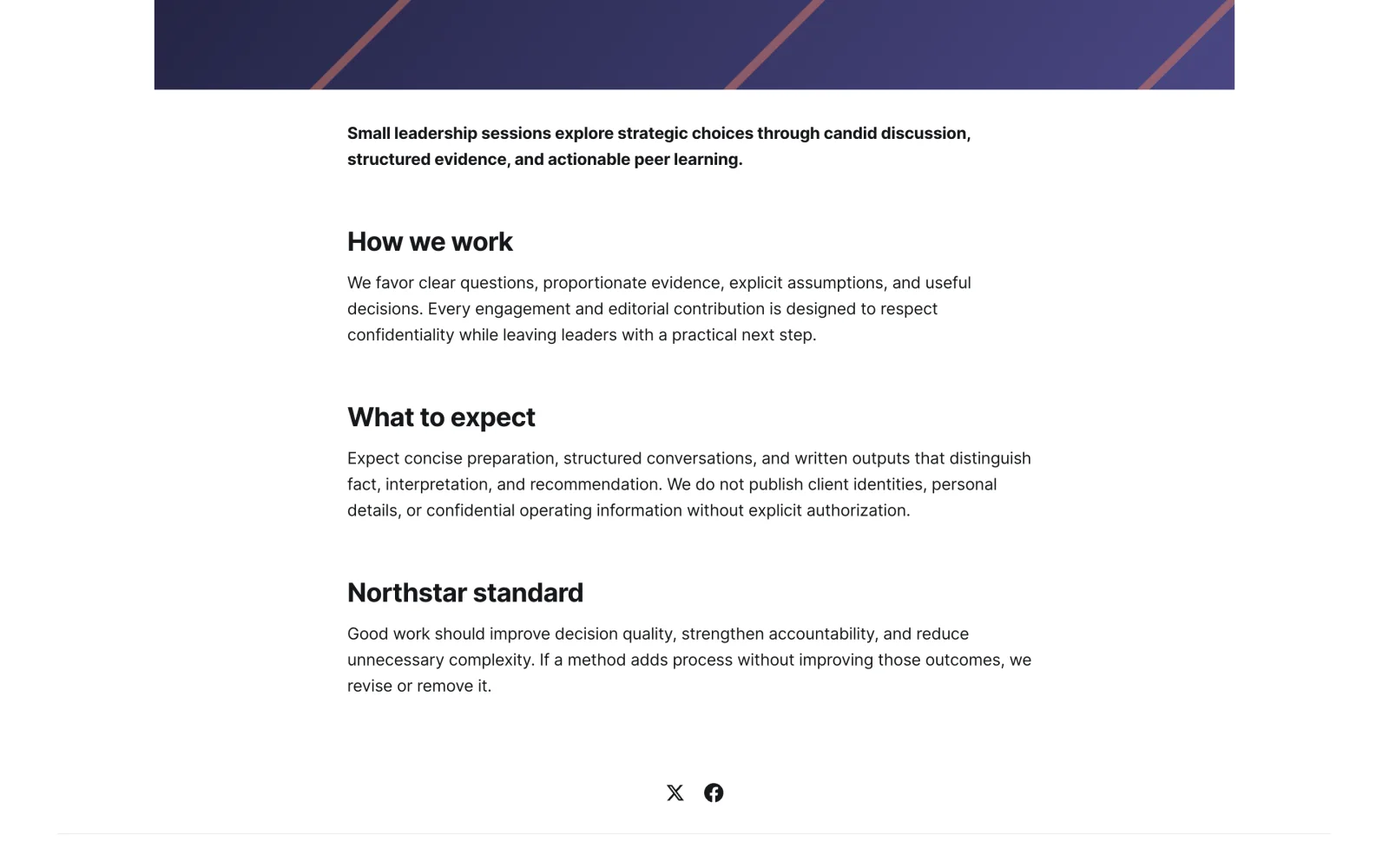 Events Page Hero Tail and Leadership Session Agenda