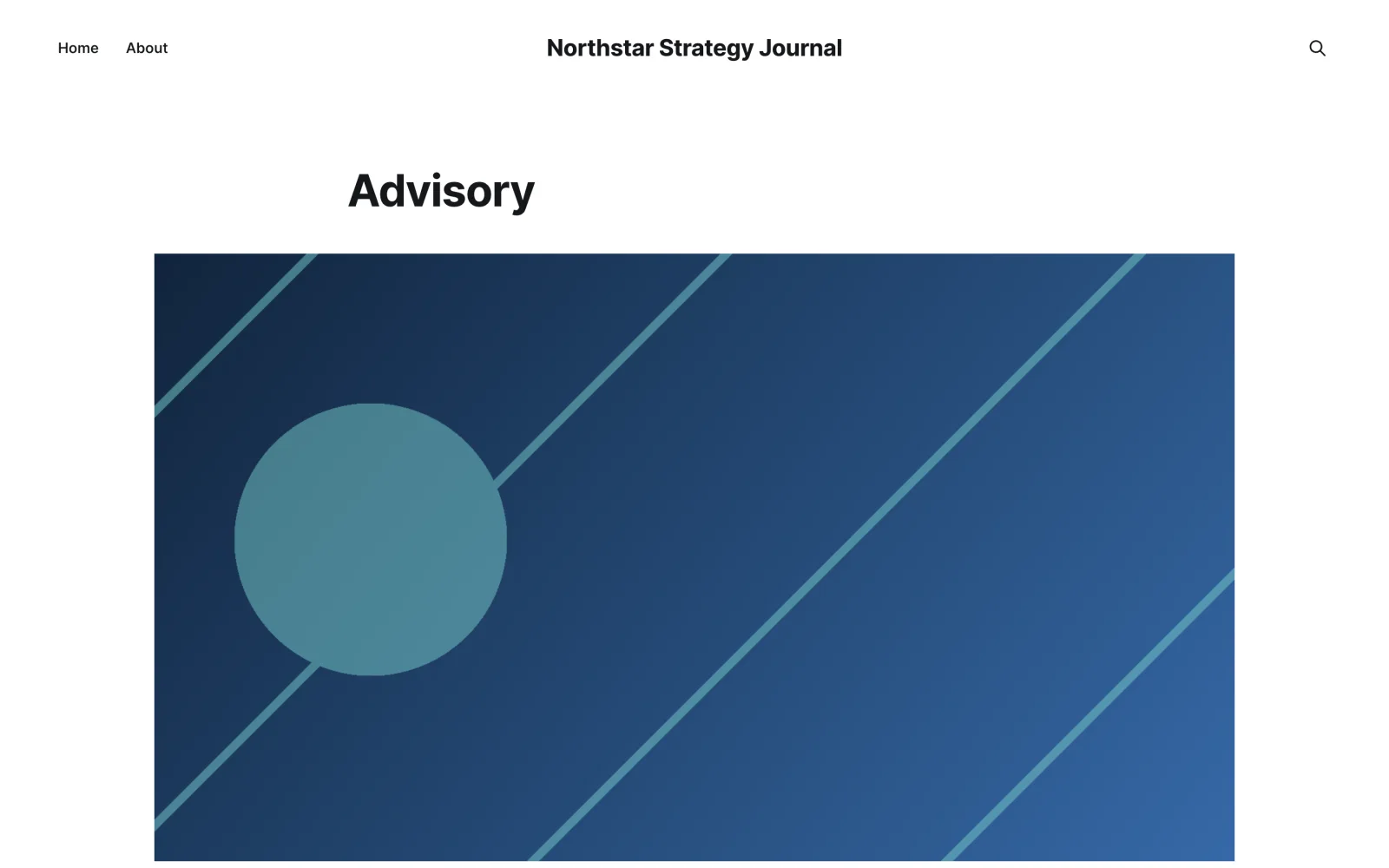 Advisory Page Hero and Feature Artwork