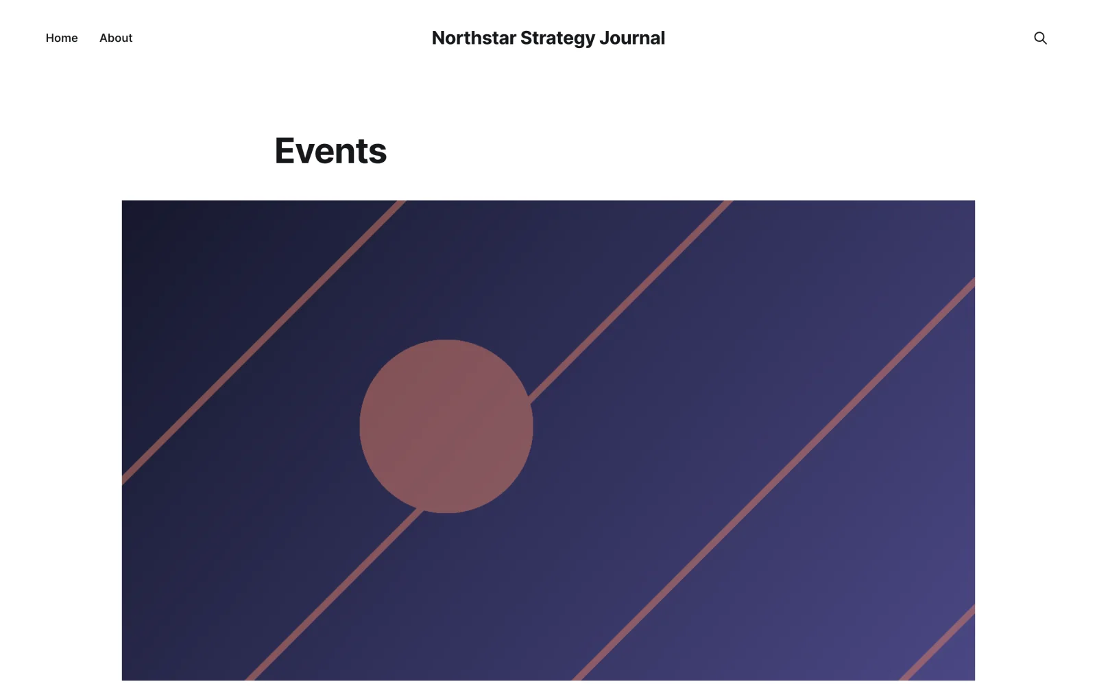 Events Page Hero and Feature Artwork