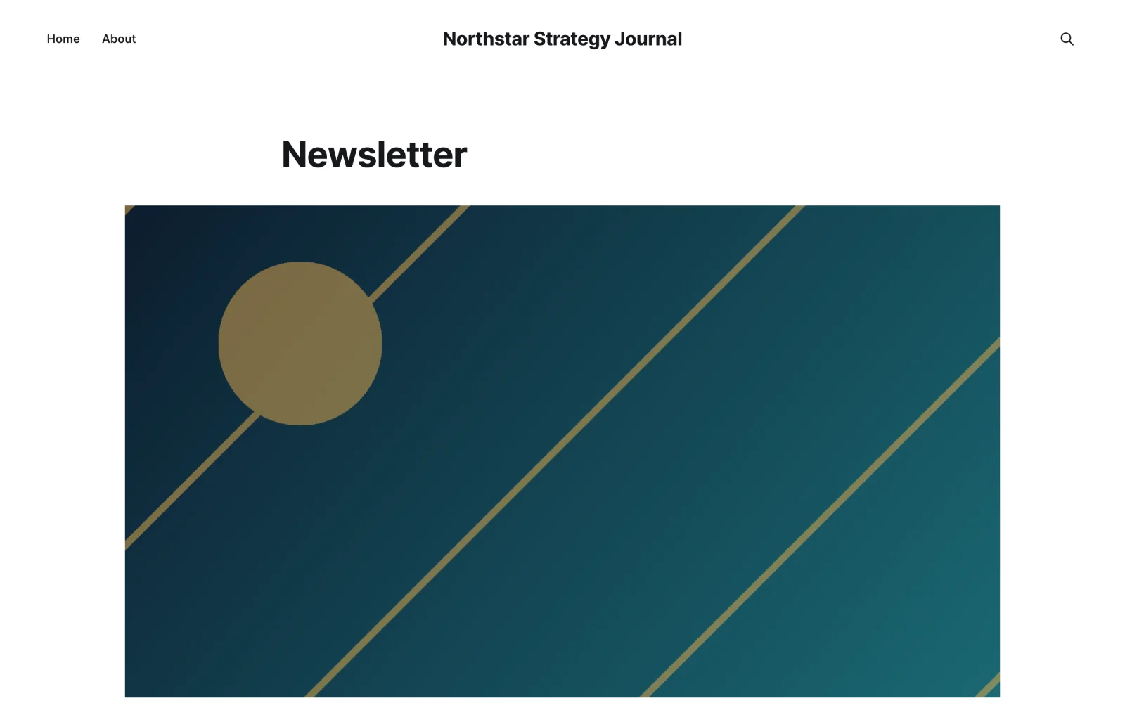 Newsletter Page Hero and Feature Artwork