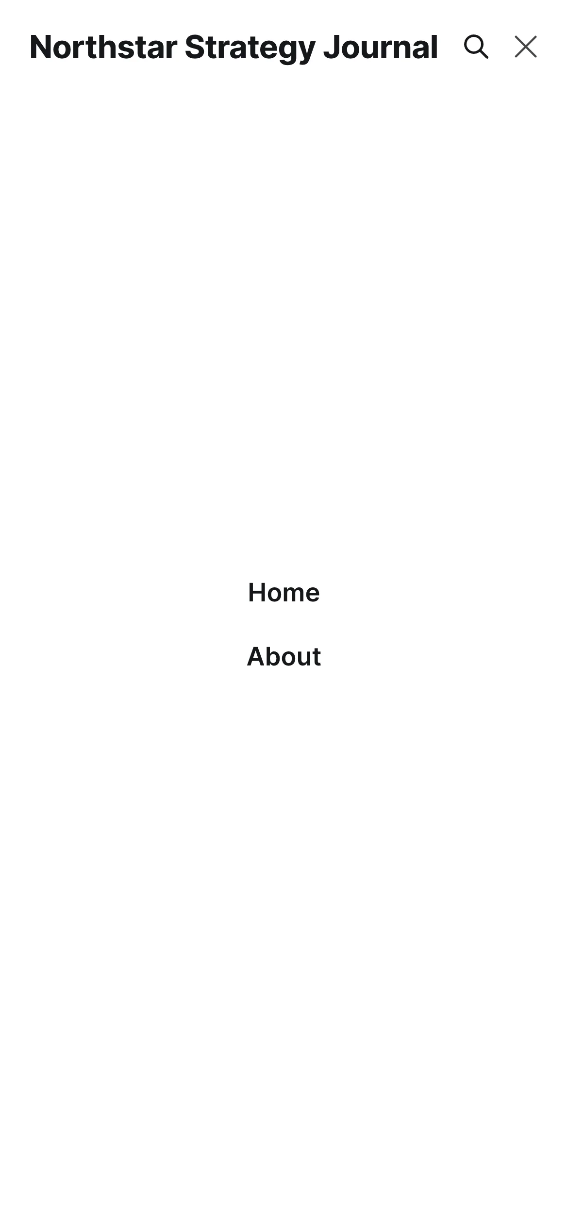 Mobile Navigation Menu