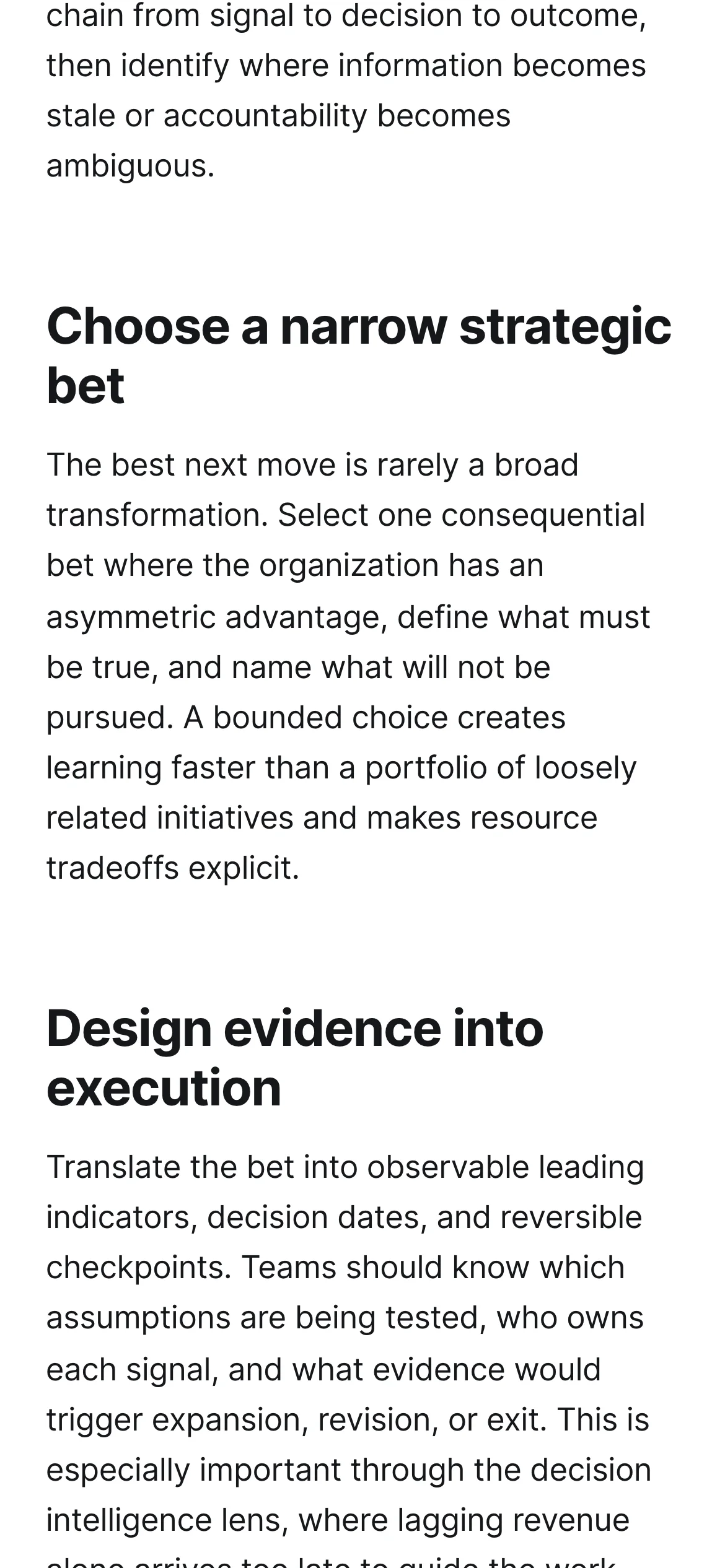 Mobile Customer Research Article Evidence and Execution Sections