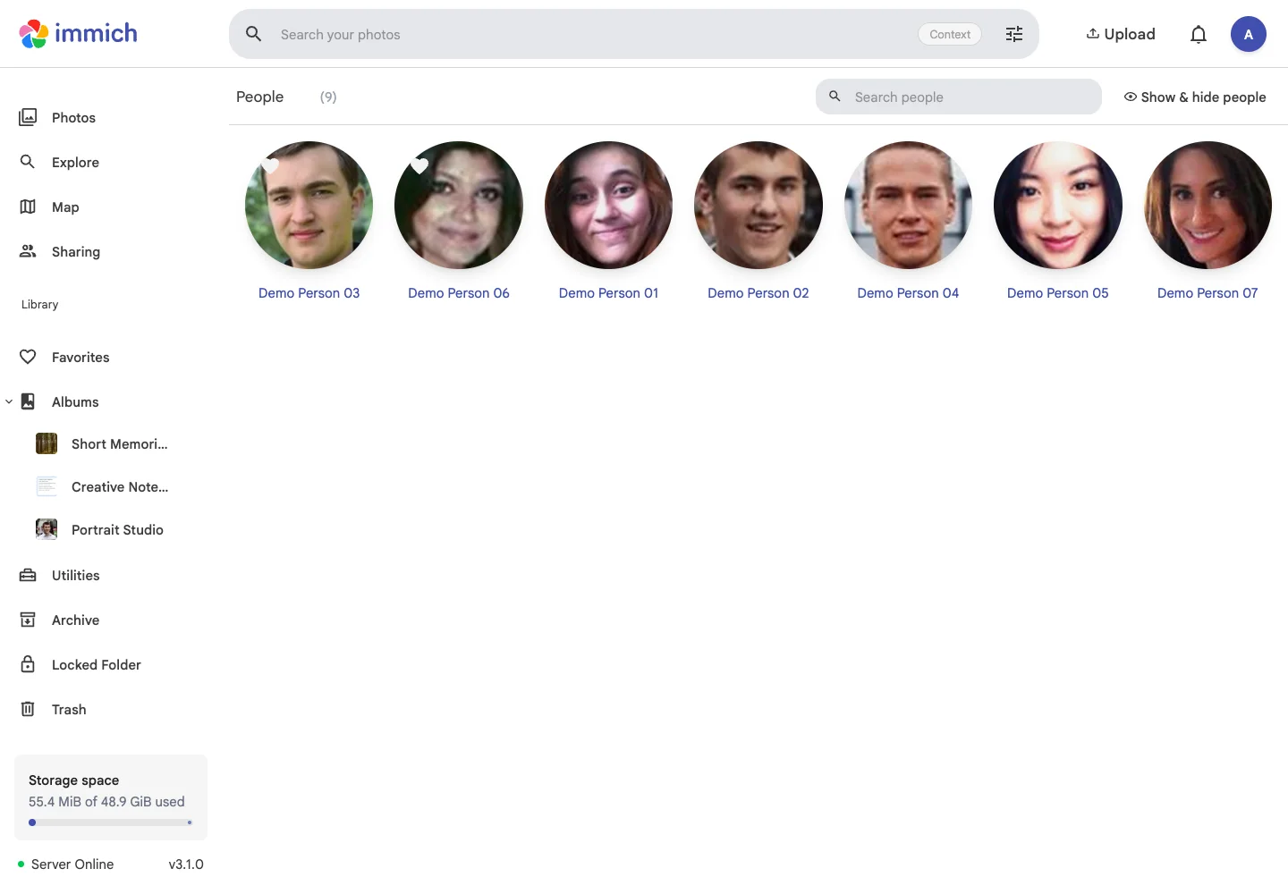 Face recognition and people