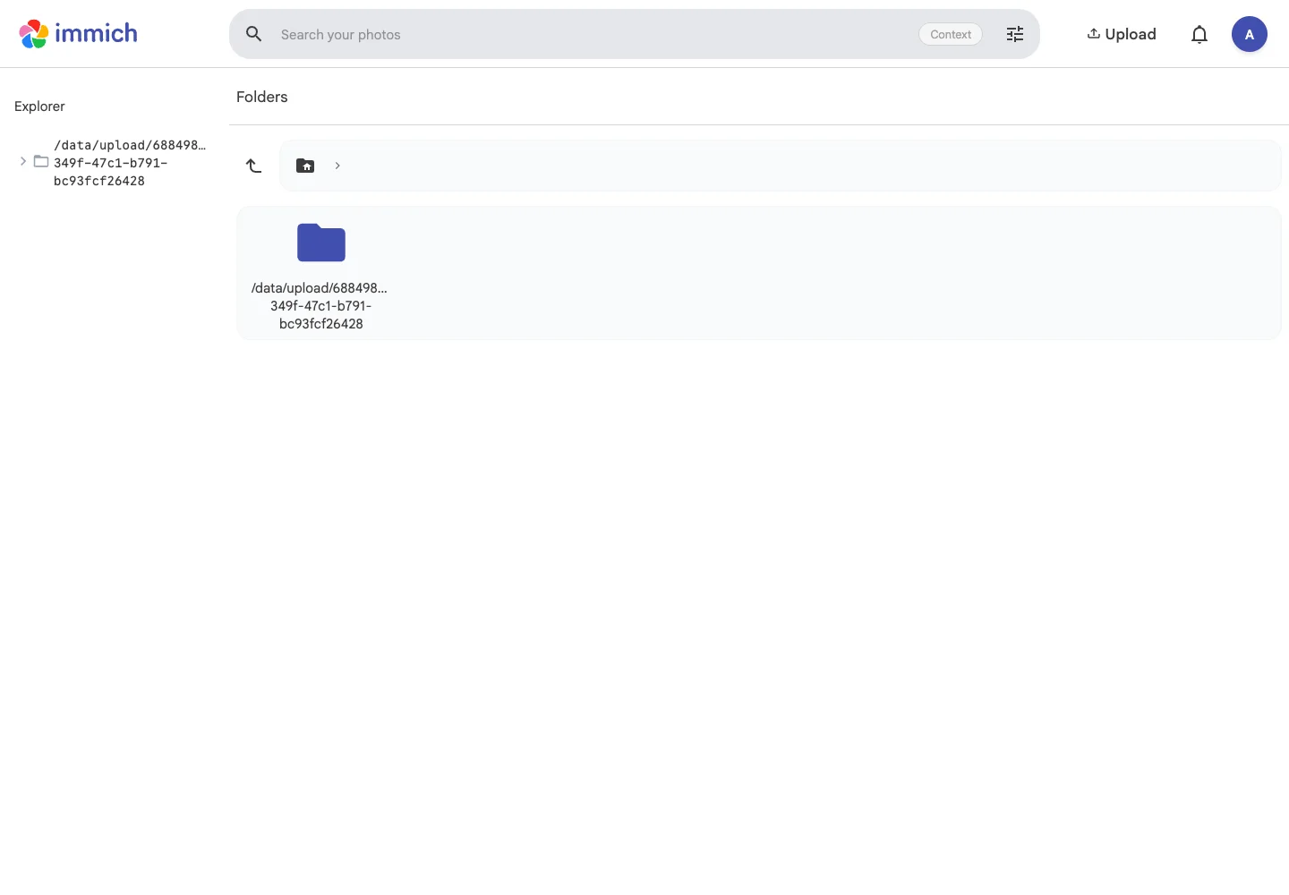 Folder explorer