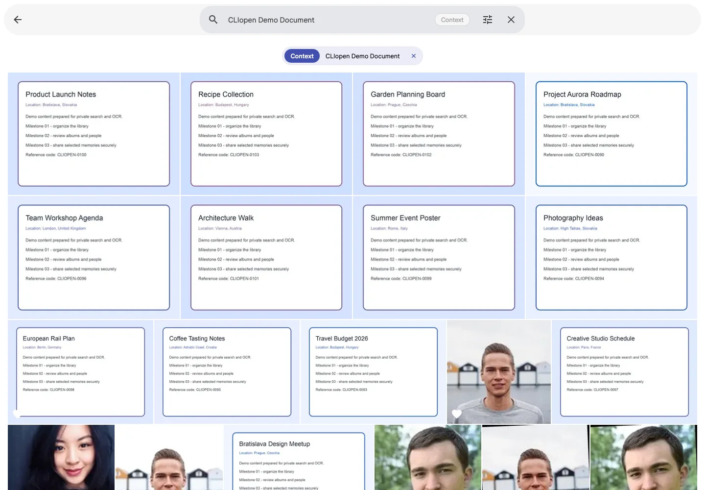 OCR text search