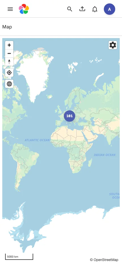 Mobile photo map
