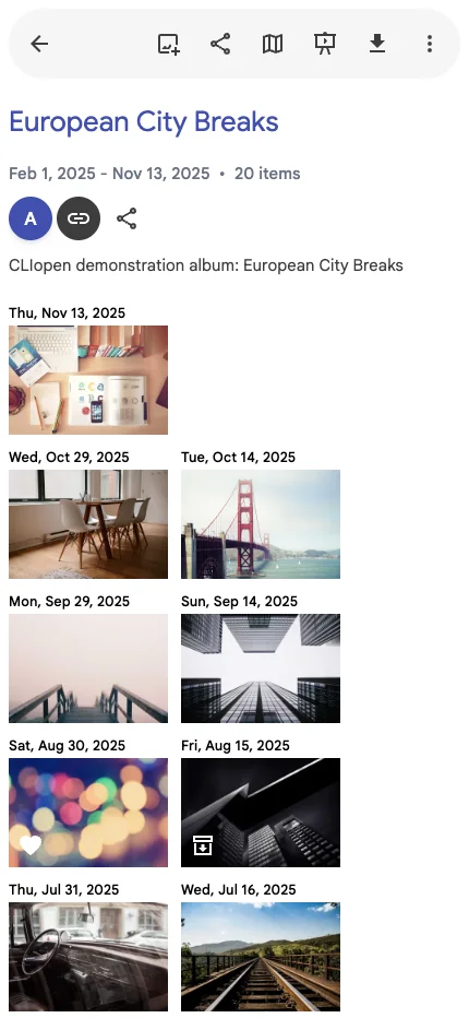 Mobile city album