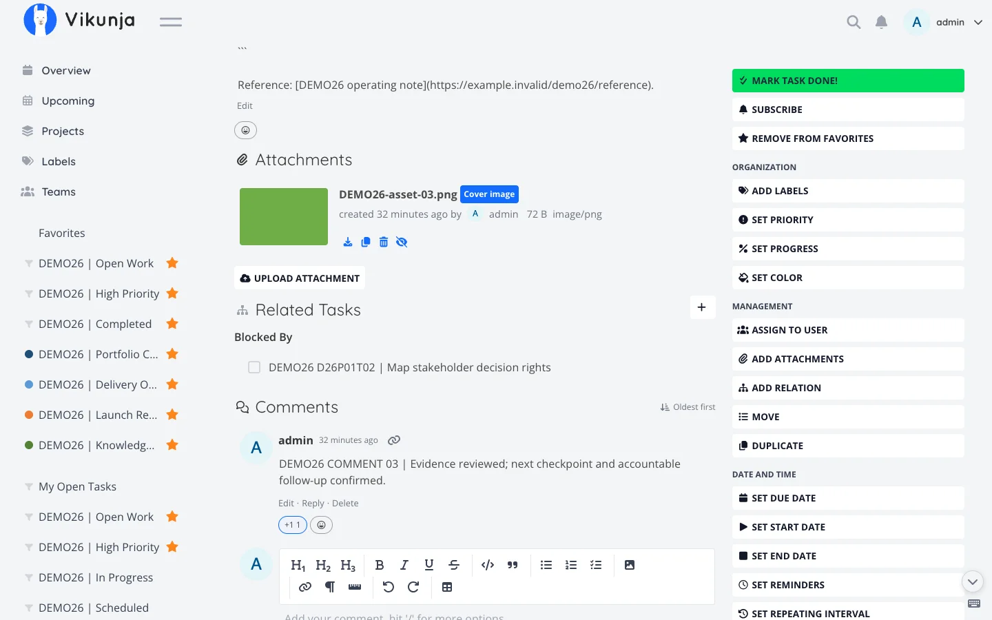 Light Desktop Task Relations