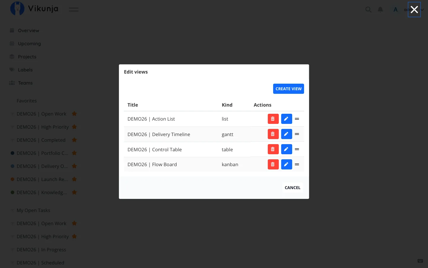 Light Desktop Project View Settings