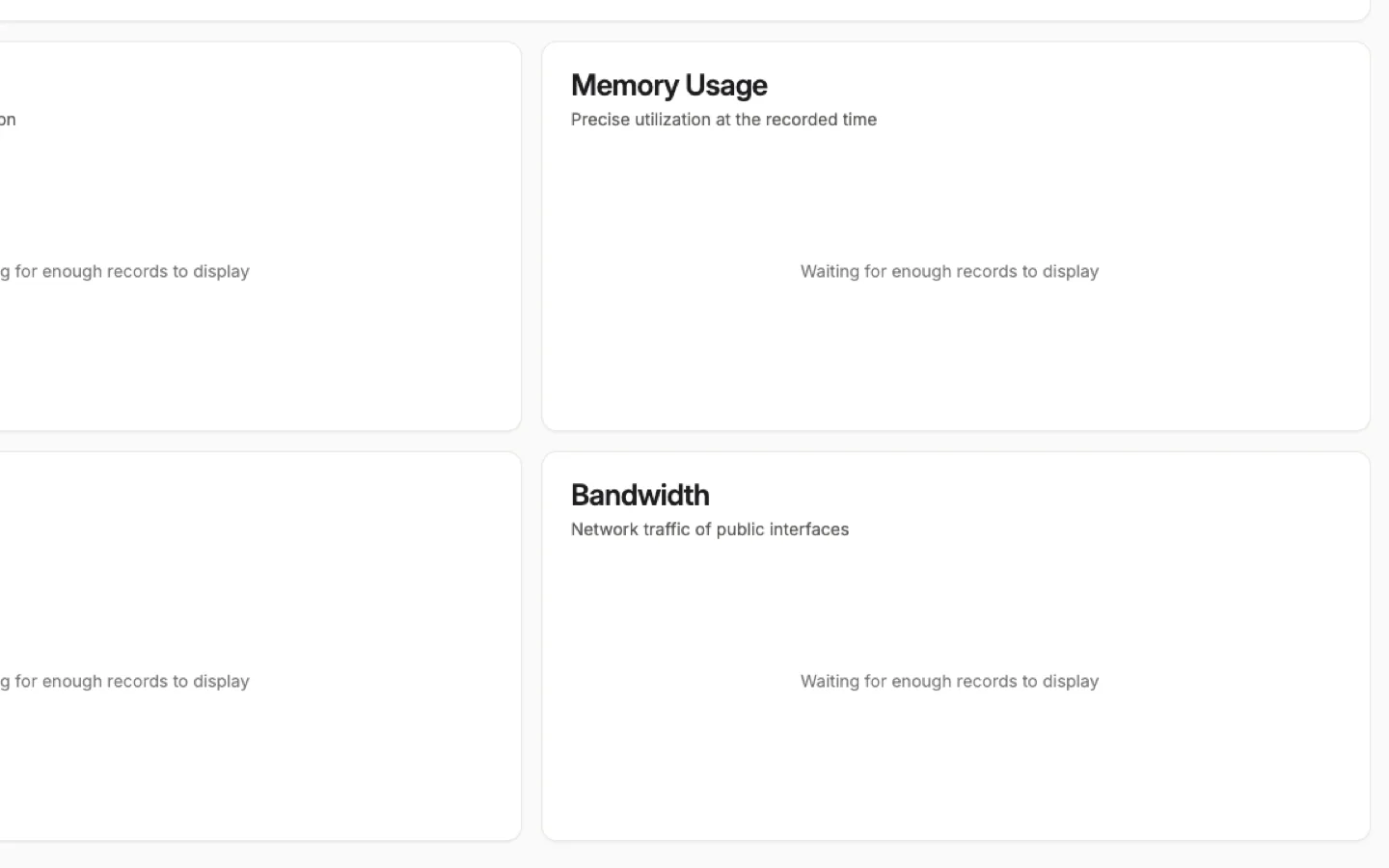 Storage Metrics Focused View Crop - desktop light in the Beszel interface